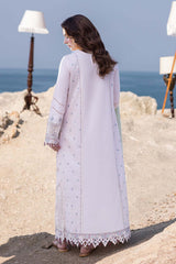 Qalamkar Luxury Embroidered Lawn 3pc with Embroidered Slub Net Dupatta - GA1837