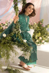 Sobia Nazir Embroidered Lawn 3pc with Chiffon Dupatta- GA2187