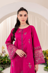 Batik 3PC Embroidered Dhanak with Printed Whool Shawl - GA1752