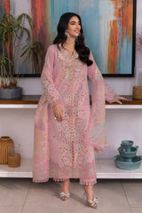 Rang Rasiya Embroidered Lawn 3pc with Printed Chiffon Dupatta- GA2168