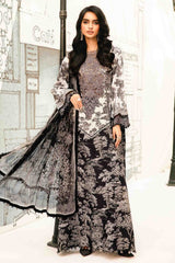 MariaB Printed Lawn 3pc with Printed Voil Dupatta- GA2173