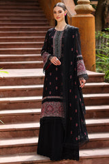 Bareeze Embroidered Lawn 3pc with Bamber Chiffon dupatta-GA1700