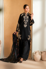 Iznik 3PC Embroidered Lawn with Chiffon Printed Dupatta -GA2050