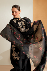 Iznik 3PC Embroidered Lawn with Chiffon Printed Dupatta -GA2050