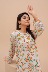 Zooj Printed UnStitched Lawn (Shirt/Kurti) - ZJ044