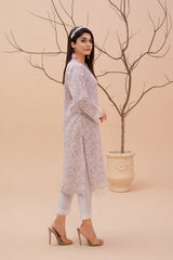 Zooj Printed UnStitched Lawn (Shirt/Kurti) - ZJ048