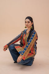 Zooj Printed UnStitched Lawn (Shirt/Kurti) - ZJ052