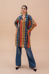 Zooj Printed UnStitched Lawn (Shirt/Kurti) - ZJ052