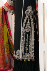 Hussain Rehar 3PC Embroidered Lawn Suit with Printed Silk Dupatta -GA2008