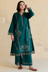 Mishkaa 2PC Heavy Embroidered Lawn Suit -GA2044