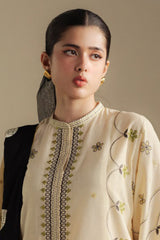 Zarashah Jahan Embroidered Dhanak 3pc with Printed Shawl- GA2129