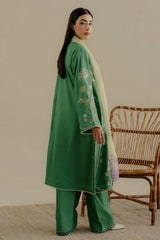 Zarashah Jahan Embroidered Lawn 3pc with Cotton net Dupatta-GA2251