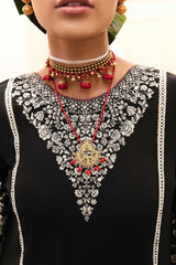 Hussain Rehar 3PC Embroidered Lawn Suit with Printed Silk Dupatta -GA2008