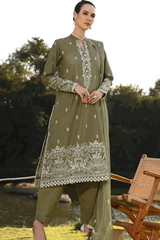 Bareeze Embroidered Lawn 3pc with Embroidered Crinkle Chiffon Dupatta- GA2034