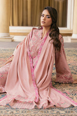 Elaf 3PC Embroidered Lawn with Embroidered Slub Net Dupatta - GA2220