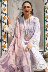 Mushq Luxury Embroidered Lawn 3pc with Printed Dupatta- GA1810