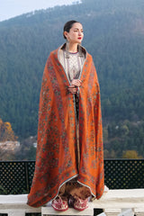 Hussain Rehar 3PC Embroidered Lawn Suit with Printed Chiffon Dupatta -GA2010