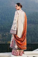 Hussain Rehar 3PC Embroidered Lawn Suit with Printed Chiffon Dupatta -GA2010