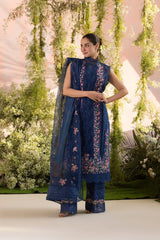 Sobia Nazir Embroidered Lawn 3pc with Chiffon Dupatta- GA2185
