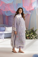 Sobia Nazir Embroidered Lawn 3pc with Chiffon Dupatta- GA2189