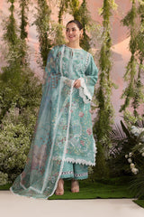 Sobia Nazir Embroidered Lawn 3pc with Chiffon Dupatta- GA2188