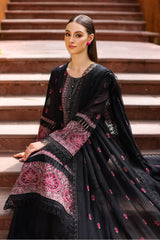 Bareeze Embroidered Lawn 3pc with Bamber Chiffon dupatta-GA1700