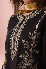 Sapphire 3PC Dhanak with Printed chiffon duppata - GA1790