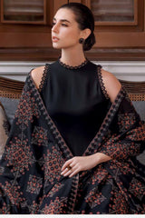 Bareeze 3PC Dhanak with Embroidered Shawl - GA1788