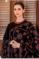 Bareeze 3PC Dhanak with Embroidered Shawl - GA1789
