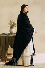 Zara shajahan 3PC Embroidered Dhanak with Embroidered Shawl - GA1791