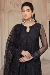 Luxury Embroidered Organza 3pc with Embroidered Organza Dupatta- GA1825