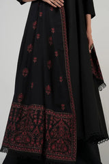 Bareeze 3PC Dhanak Suit with Heavy Embroidered Shawal -GA1978