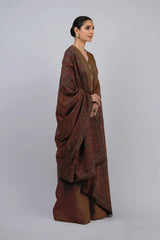 Bareeze 3PC Embroidered Dhanak Suit with Heavy Embroidered Shawal -GA2063