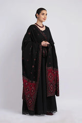Bareeze 3PC Embroidered Dhanak Suit with Heavy Embroidered Shawal -GA2060