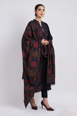 Bareeze 3PC Embroidered Dhanak Suit with Heavy Embroidered Shawal -GA2056