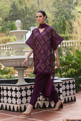 Bareeze 3PC Embroidered karandi Suit with Embroidered Shwal -GA2138