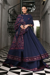 Bareeze 3PC Embroidered karandi Suit with Embroidered Shwal -GA2143