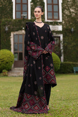 Bareeze 3PC Embroidered karandi Suit with Embroidered Shawal -GA2152