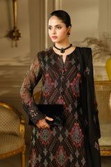 Bareeze 3PC Embroidered Lawn Suit with Embroidered chiffon Dupatta -Ga2261