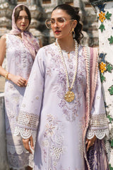 Mushq Luxury Embroidered Lawn 3pc with Printed Dupatta- GA1810