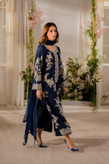 Batik Embroidered Lawn 3pc with Printed Dupatta- GA2241