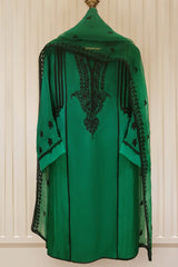 Agha Noor Heavy Embroidered with Embroidered Organza dupatta-Ga1679