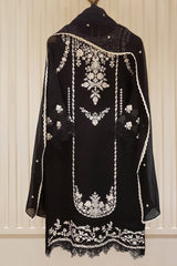 Agha Noor Heavy Embroidered with Embroidered Organza dupatta-Ga1680
