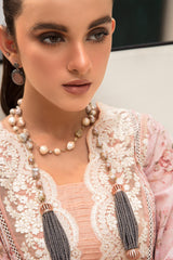 Crimson Heavy Embroidered Lawn 3pc With silk Embroidered Dupatta -G1695a