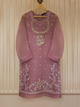 Agha Noor Heavy Embroidered with Embroidered Organza dupatta-Ga1660