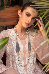 Crimson Heavy Embroidered Lawn 3pc With silk Embroidered Dupatta -G1695a