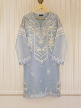 Agha Noor Heavy Embroidered with Hand Work organza dupatta-GA1624