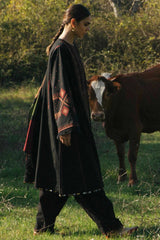 Zara shajahan Embroidered Dhanak 3Pc with Printed whool shwal -Ga1670