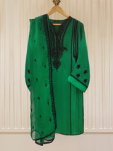 Agha Noor Heavy Embroidered with Embroidered Organza dupatta-Ga1679