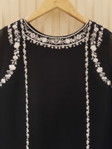 Agha Noor Heavy Embroidered with Embroidered Organza dupatta-Ga1680